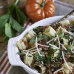 Healthier Beef Ragu with Mint | WorldofPastabilities.com