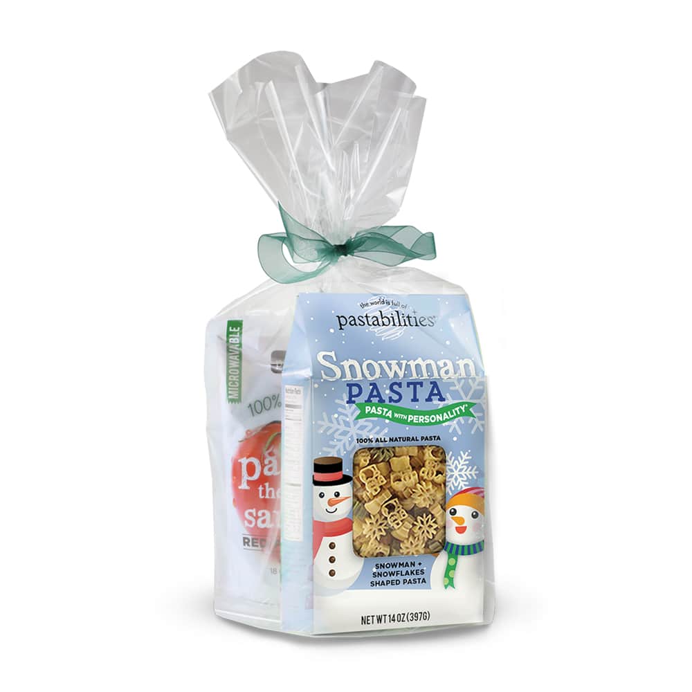 Snowman Pasta and Pastably The Best Sauce Ever Gift Set