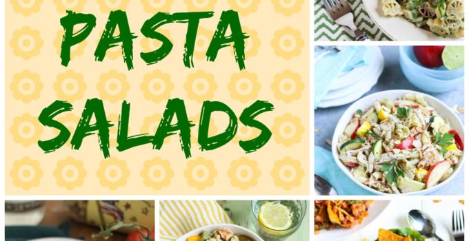 Collage of 5 Best Pasta Salads from World of Pastabilities