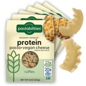 6 pack protein pasta vegan cheese