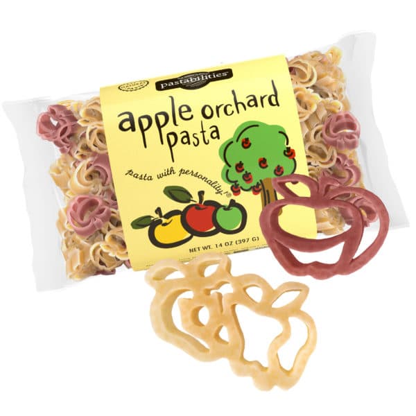 Apple Orchard Pasta Bag with pasta pieces