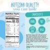 Nutrition Facts and Ingredients for Vegan Organic Under The Sea Mac and Cheese Pasta