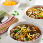 Chunky Vegetable Soup with Pasta | WorldofPastabilities.com