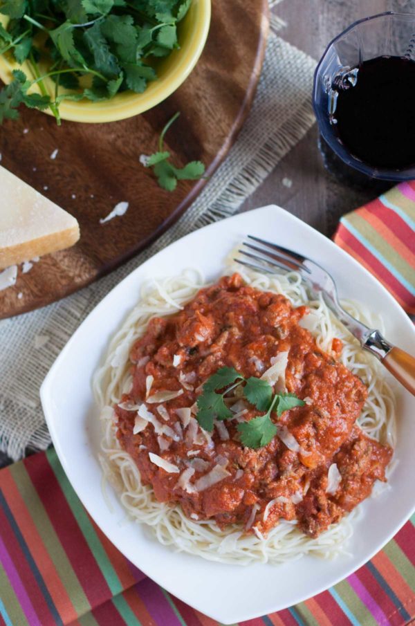 Creamy Taco Bolognese - The Pasta Shoppe