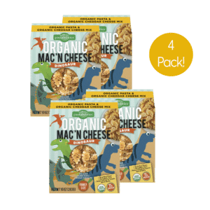 organic dinosaur mac and cheese 4 pack