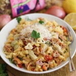 Lemon Shallot Girls Night Out Pasta | WorldofPastabilities.com