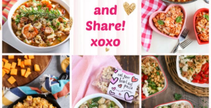 Collage of 5 Heart Recipes to Make and Share