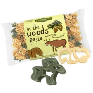 In The Woods Pasta Bag with pasta pieces