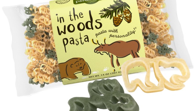 In The Woods Pasta Bag with pasta pieces