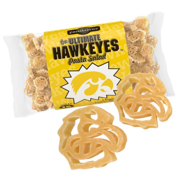 Iowa Hawkeyes Pasta Bag with pasta pieces