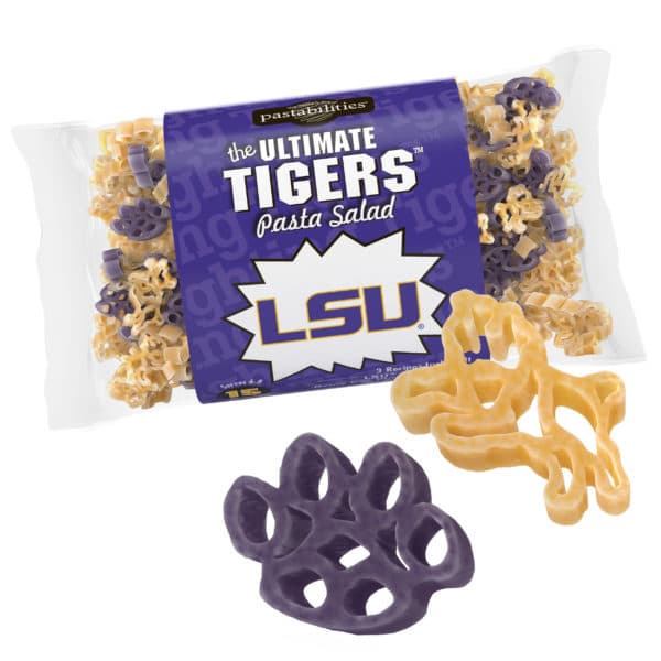 LSU Tigers Pasta Bag with pasta pieces