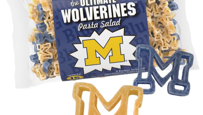 Michigan Wolverines Pasta Bag with pasta pieces