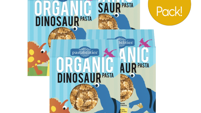 organic dinosaur pasta 4 pack