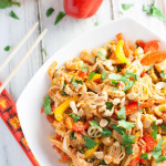Thai Chicken Pasta | WorldofPastabilities.com