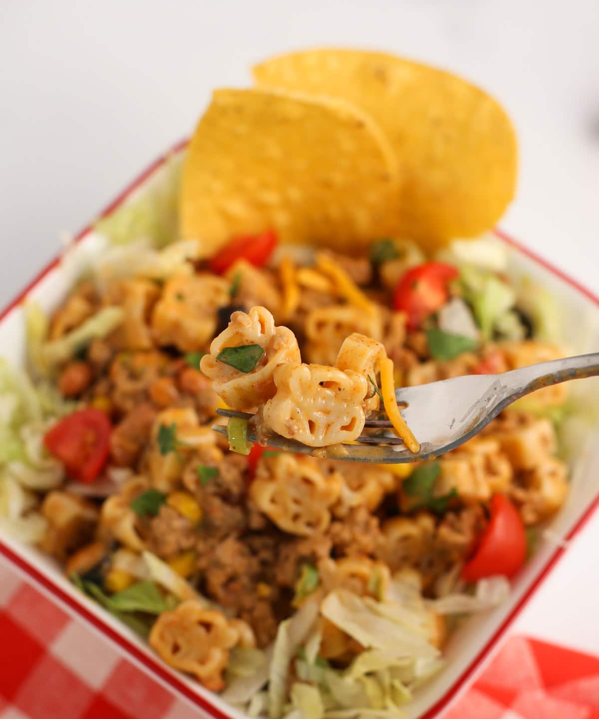 Turkey Taco Pasta, Yeti Pasta