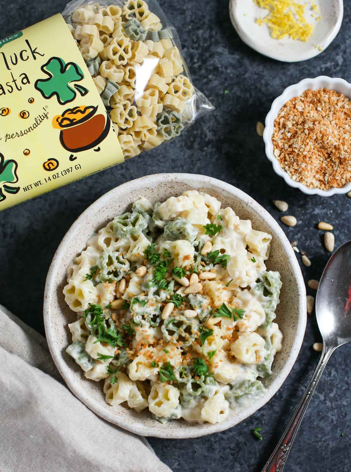 Veganer Blumenkohl Alfredo