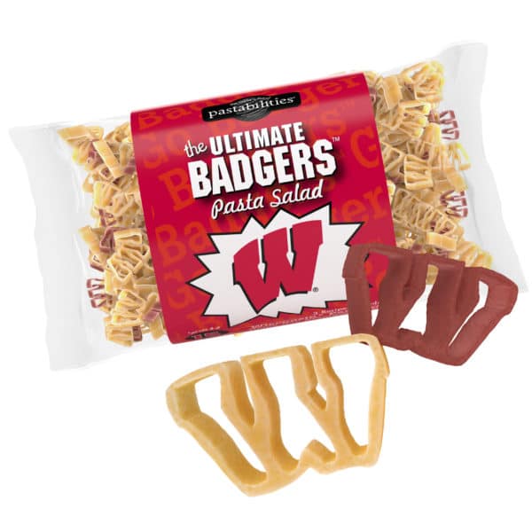 Wisconsin Badgers Pasta Bag with pasta pieces