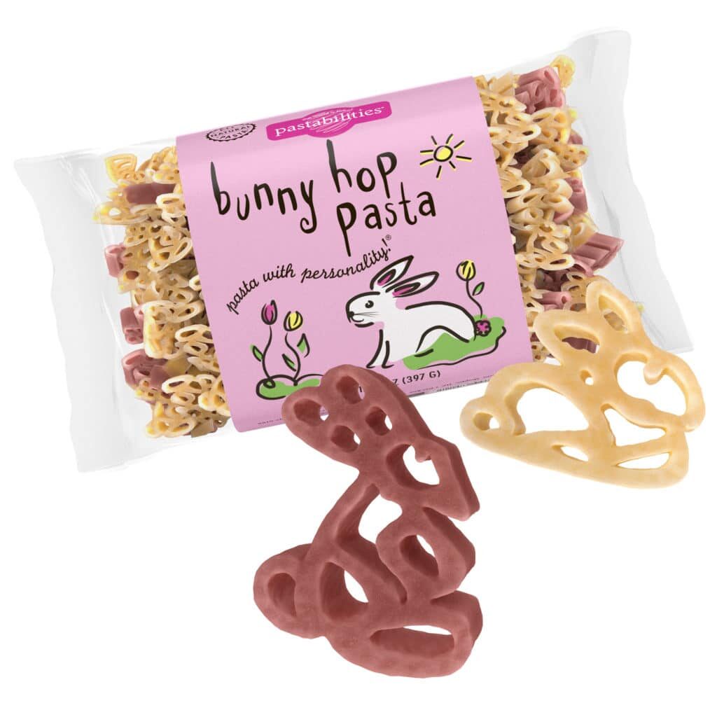 Bunny hop Pasta Bag with pasta pieces