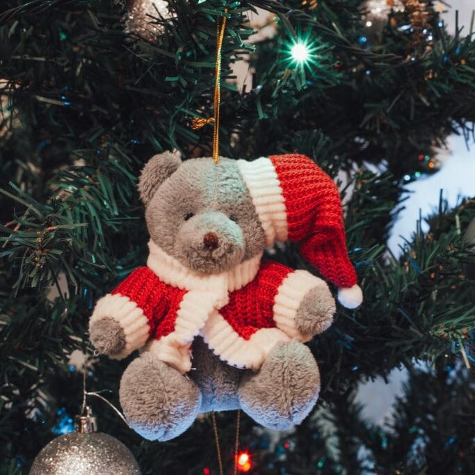 teddy bear ornament