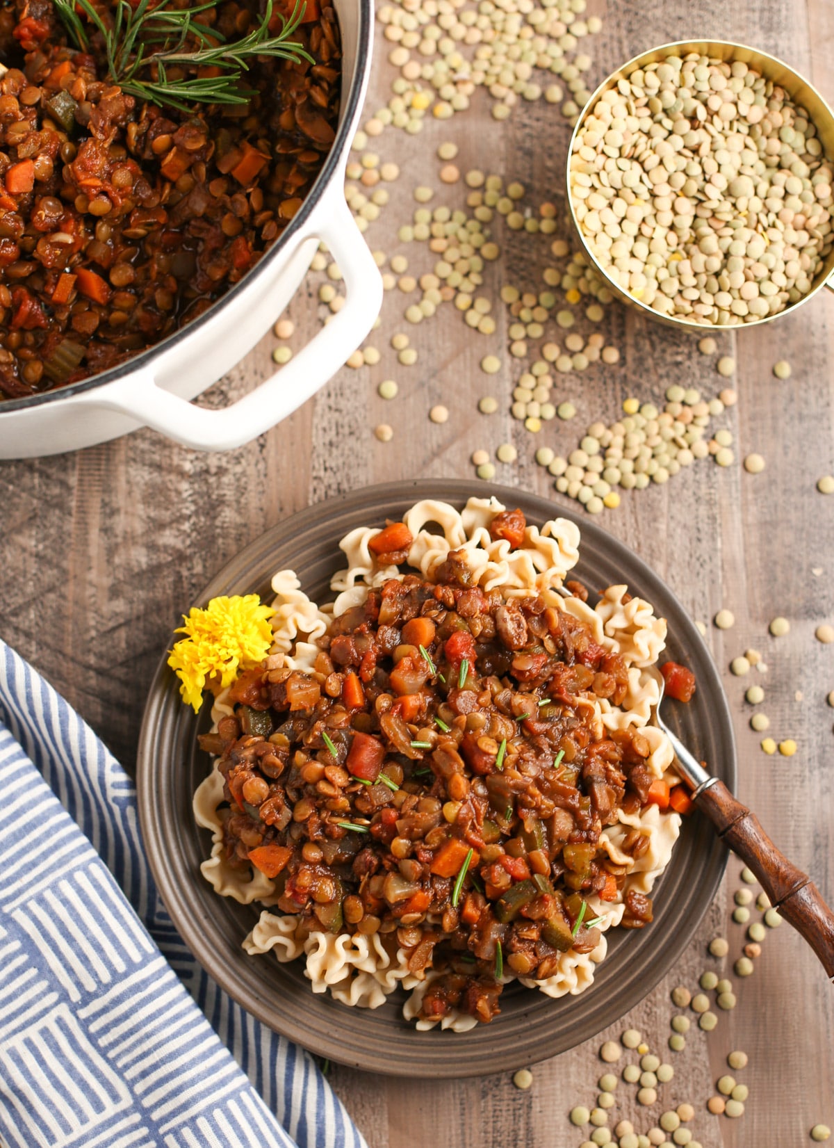 lentil bolognese