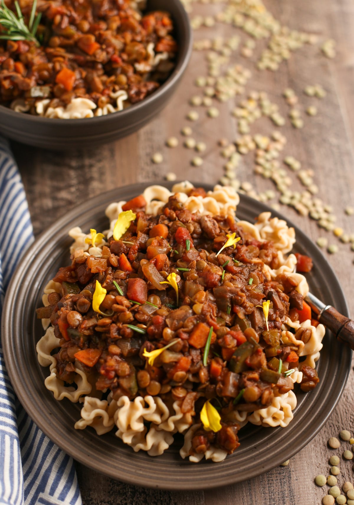 lentil bolognese